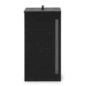 IDMarket - Depósito de pellets 30KG 35 x 35 x 52 cm