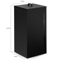 IDMarket - Depósito de pellets 30KG 35 x 35 x 52 cm