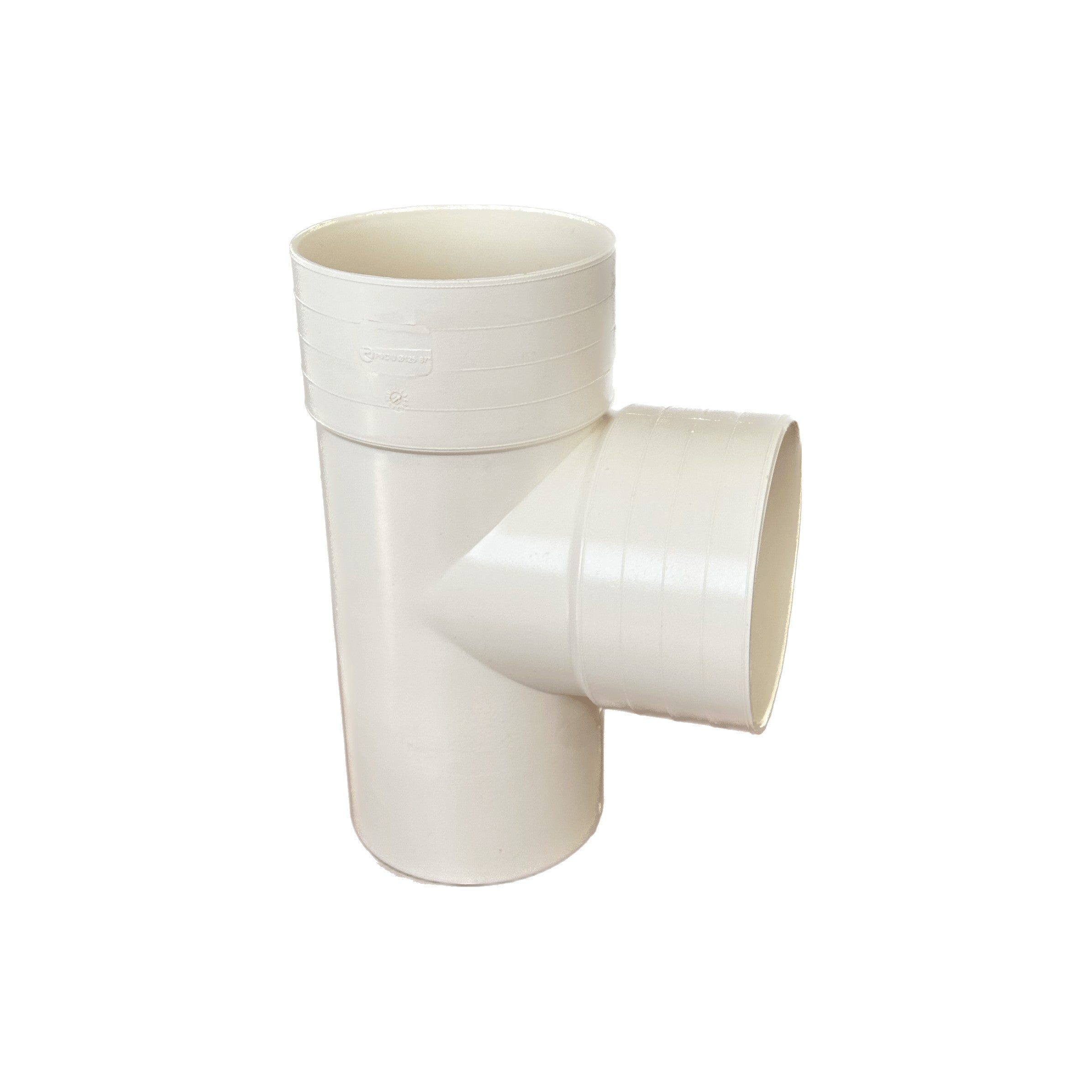 Derivazione 87.30° in pvc : Colore - Avorio, Diametro - 82