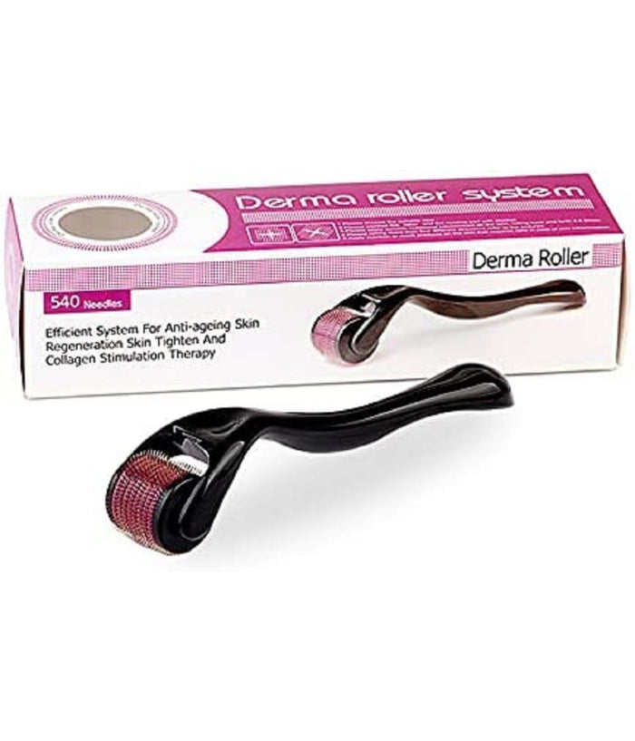 Derma Roller Micro Aghi In Titanio Per La Cura Della Pelle Viso Rughe Smagliature         