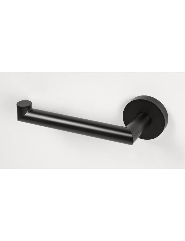 Distributore carta sinistro da parete DARK in ottone nero 17 x7 x5,5 cm