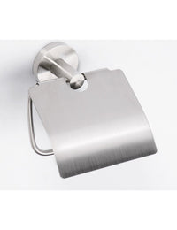 Dispenser carta igienica in acciaio NEO con coperchio 15,5x7x13,5cm