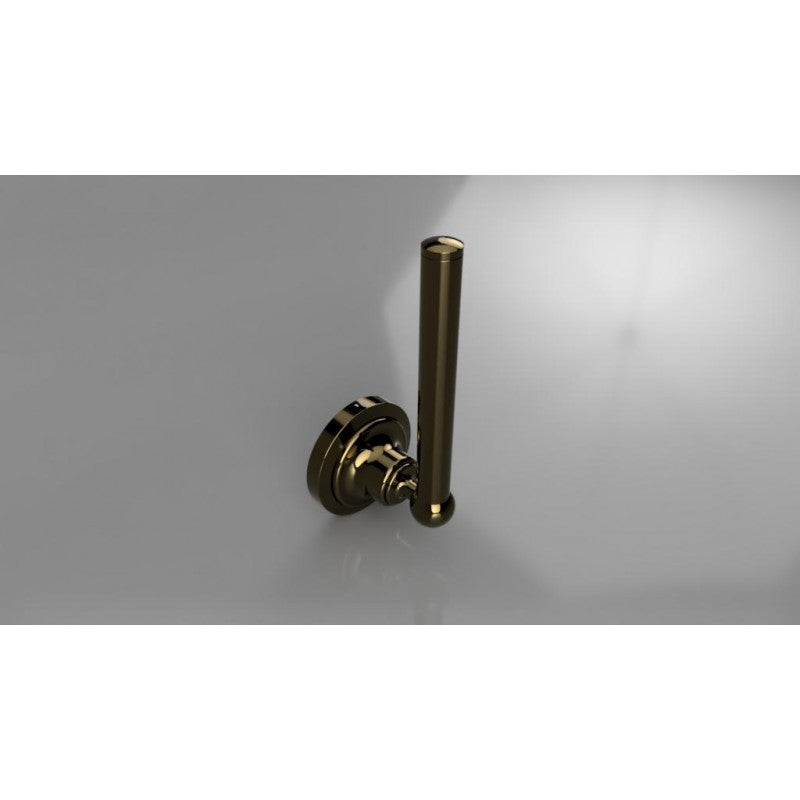 Portarotolo di ricambio RETRO in ottone 6,5x17x6,5 cm