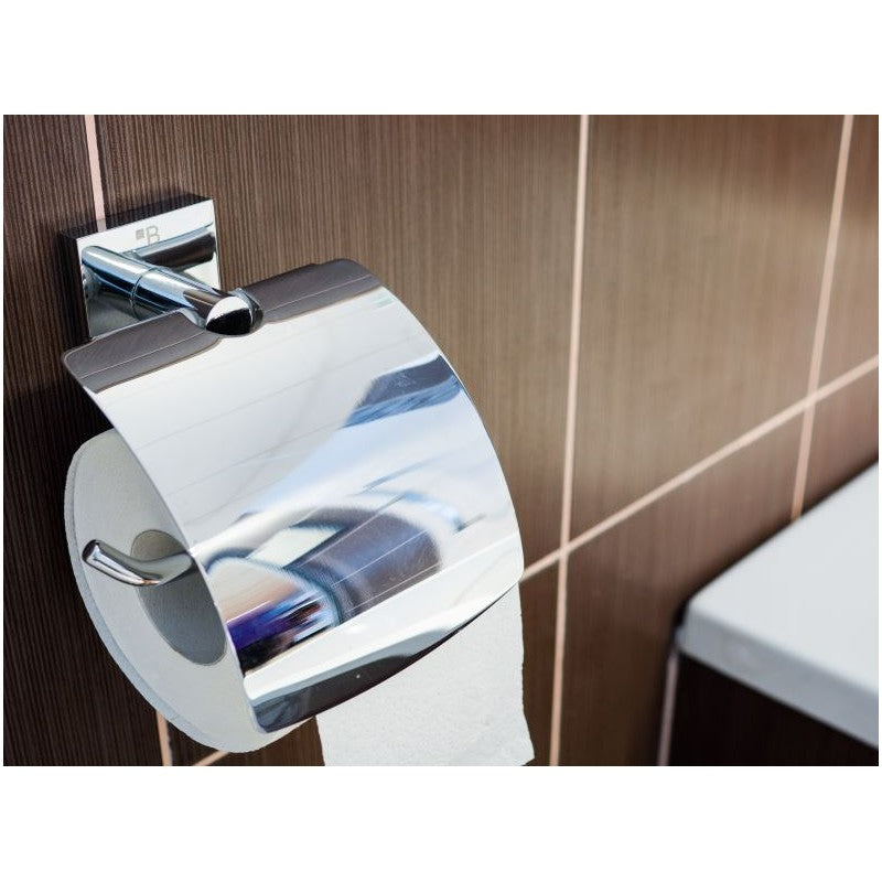 Porta carta igienica da parete con coperchio BETA 13,5x 18x 9cm