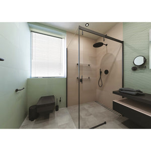 Portarotolo di ricambio in ottone nero DARK 5,5x 16,5x 6,5cm