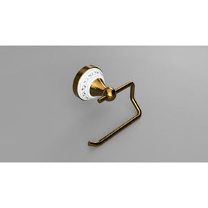 Portarotolo da parete KERA in ottone e ceramica 13,6 x10,2 x9,3 cm