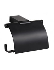 Porta carta igienica NERO in ottone nero 13 x9,5 x9 cm