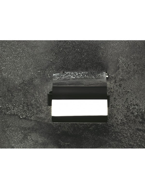 Portarotolo SOLO in ottone cromato 12,8 x6,4 x13 cm