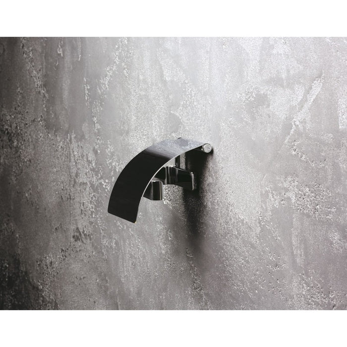 Portarotolo SOLO in ottone cromato 12,8 x6,4 x13 cm