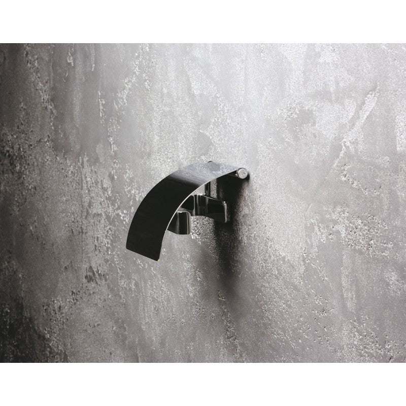 Portarotolo SOLO in ottone cromato 12,8 x6,4 x13 cm