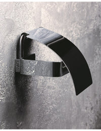 Portarotolo SOLO in ottone cromato 12,8 x6,4 x13 cm