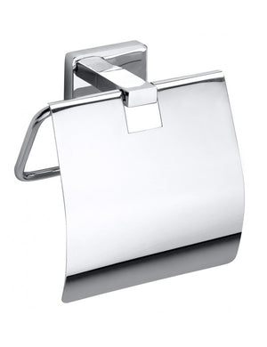 Porta carta igienica a parete con coperchio NIKI 14 x11,7 x4,9 cm