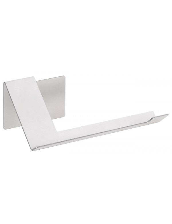 Dispenser carta igienica NIVA in acciaio inox con adesivo 15,5 x5,7 x8 cm