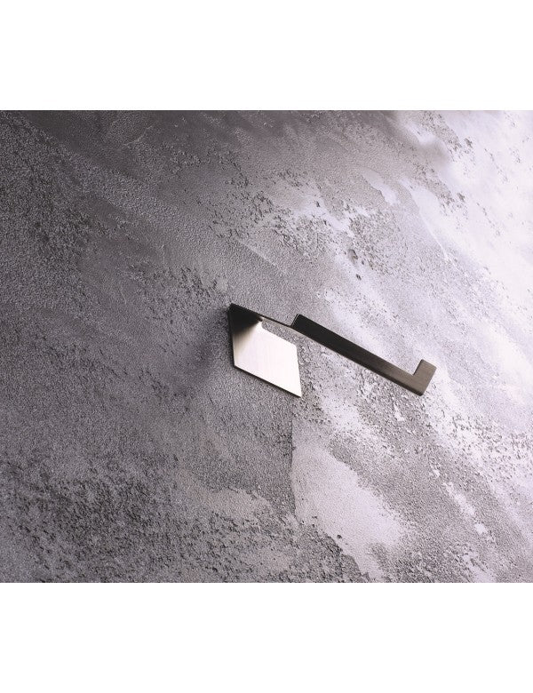 Dispenser carta igienica NIVA in acciaio inox con adesivo 15,5 x5,7 x8 cm
