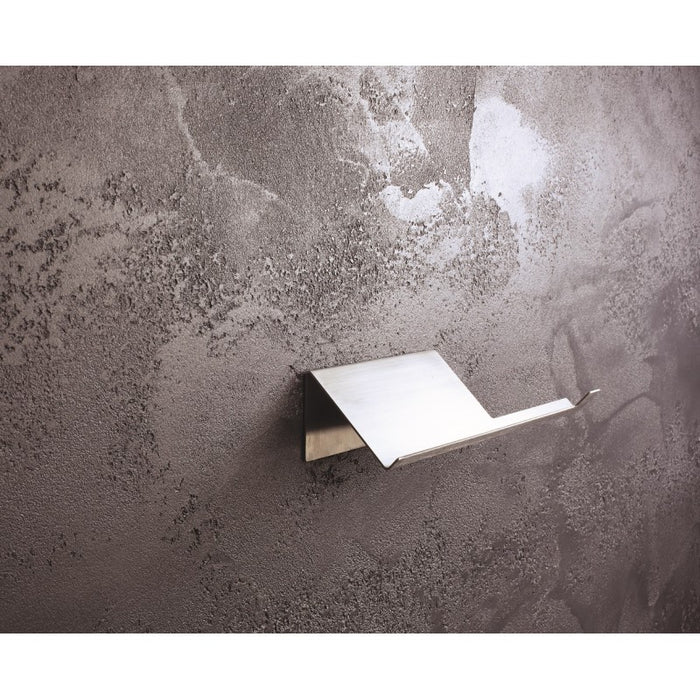 Porta carta igienica NIVA in acciaio inox con ripiano 27 x5,7 x8 cm