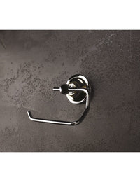 Porta carta igienica RETRO senza coperchio in ottone cromato 13,5x10x9 cm