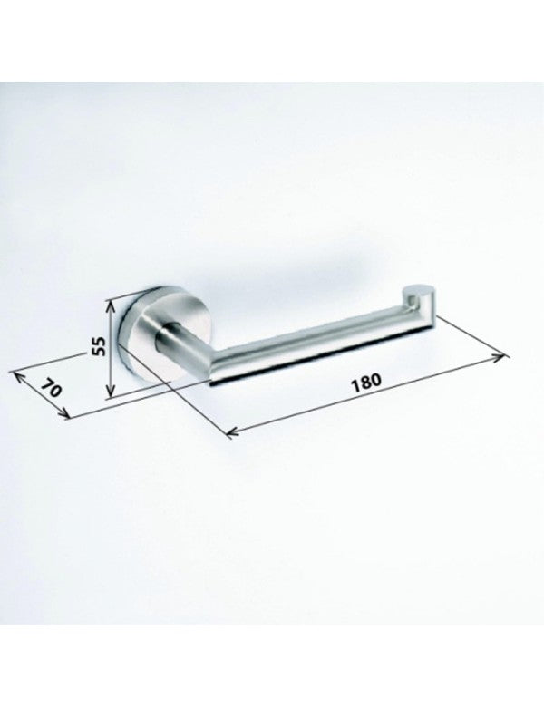 Distributore di carta igienica in acciaio NEO senza coperchio 18x7x5,5cm