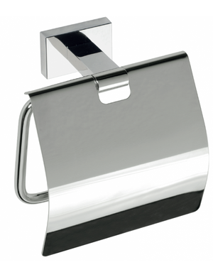 Portarotolo PLAZA con coperchio 12,5x12,5x6,5 cm