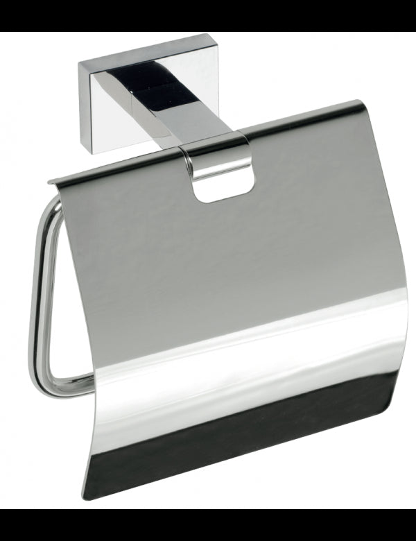 Portarotolo PLAZA con coperchio 12,5x12,5x6,5 cm