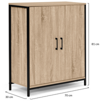 IDMarket - DETROIT Base a 2 ante dal design industriale