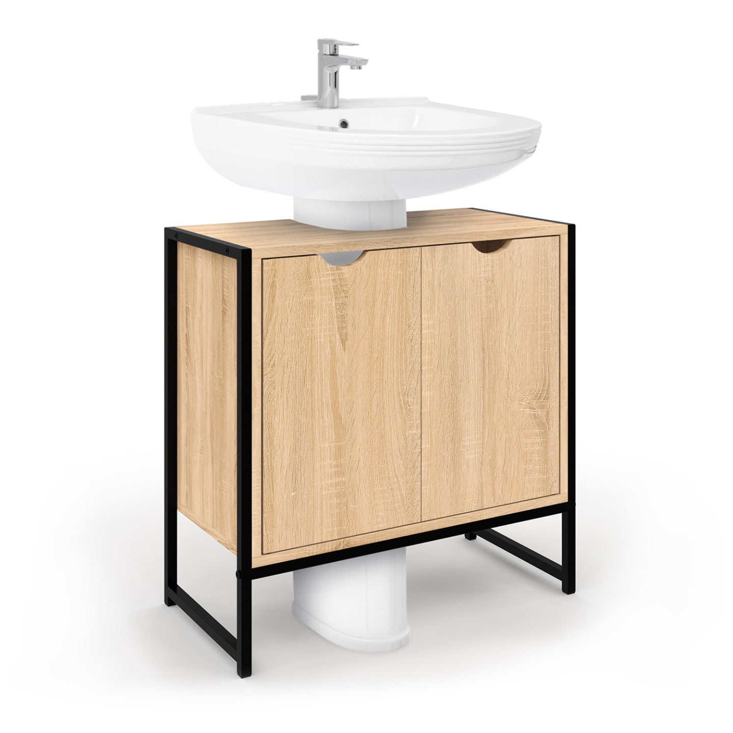 IDMarket - DETROIT mobile bagno di design industriale