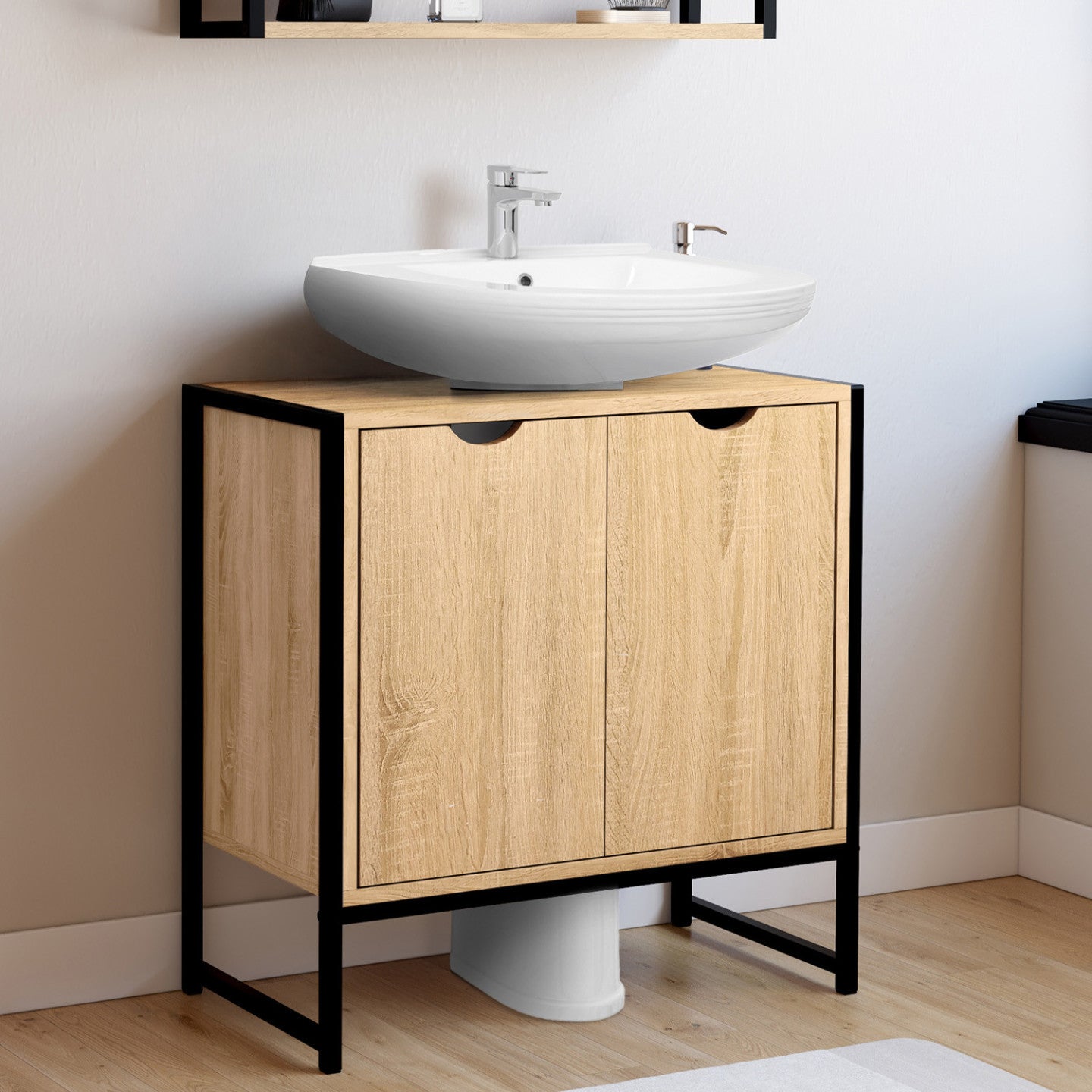 IDMarket - DETROIT mobile bagno di design industriale