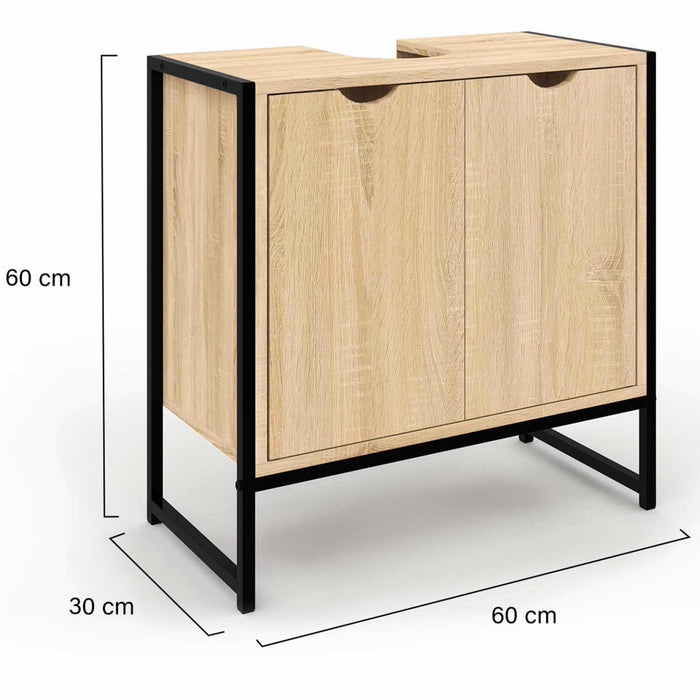 IDMarket - DETROIT mobile bagno di design industriale