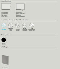 Parete Doccia Walk In H200 Anticalcare 8mm Fumè Profili Nero Opaco - 100 cm