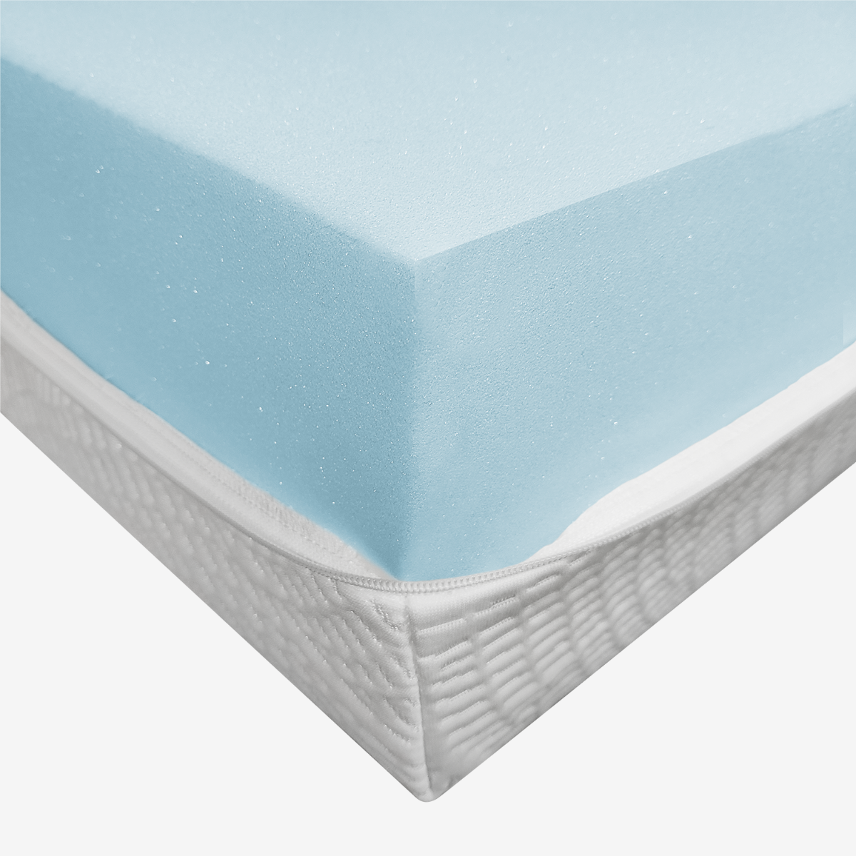Materasso Sfoderabile 140x195 cm Alla Francese - Alto 18 cm, Waterfoam, Anallergico, Antiacaro, Traspirante | Sim