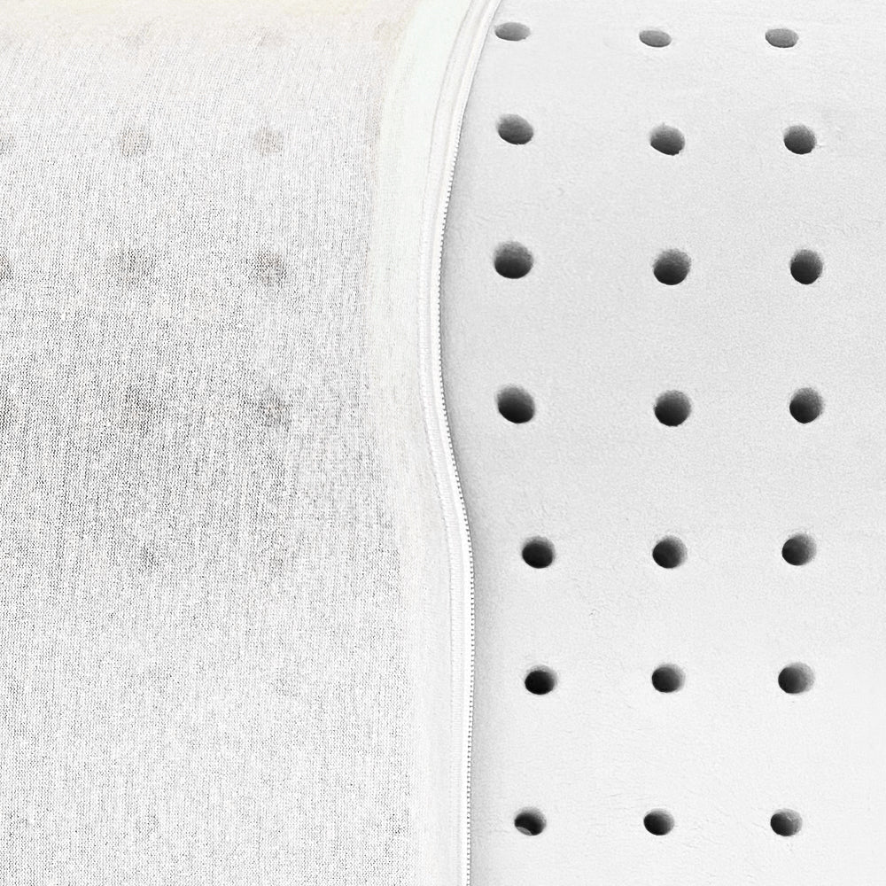 Coppia di cuscini ortocervicali in memory forato traspirante con maglina inlcusa - Comprarredo