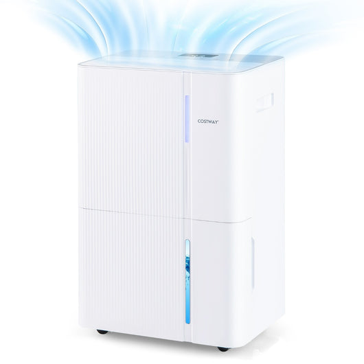 Deumidificatore 40 L/giorno per casa con 3 modalit¨¤, Deumidificatore a risparmio energetico per bagno-Condizionatori aria