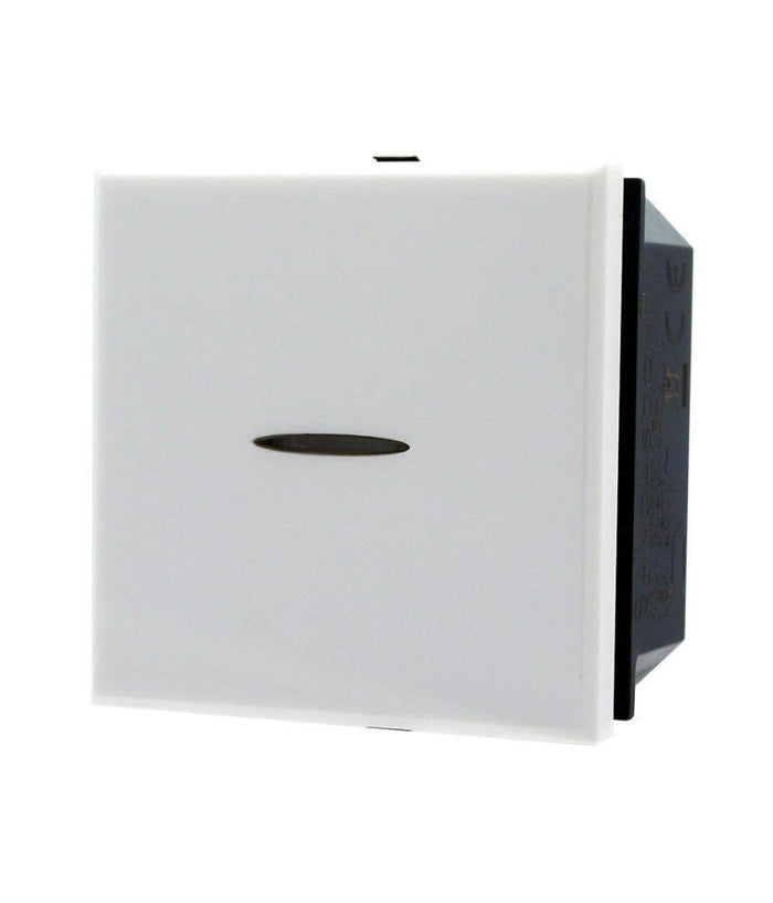 Deviatore 1p Assiale 2m 16a Unipolare Bianco Compatibile Bticino Axolute         