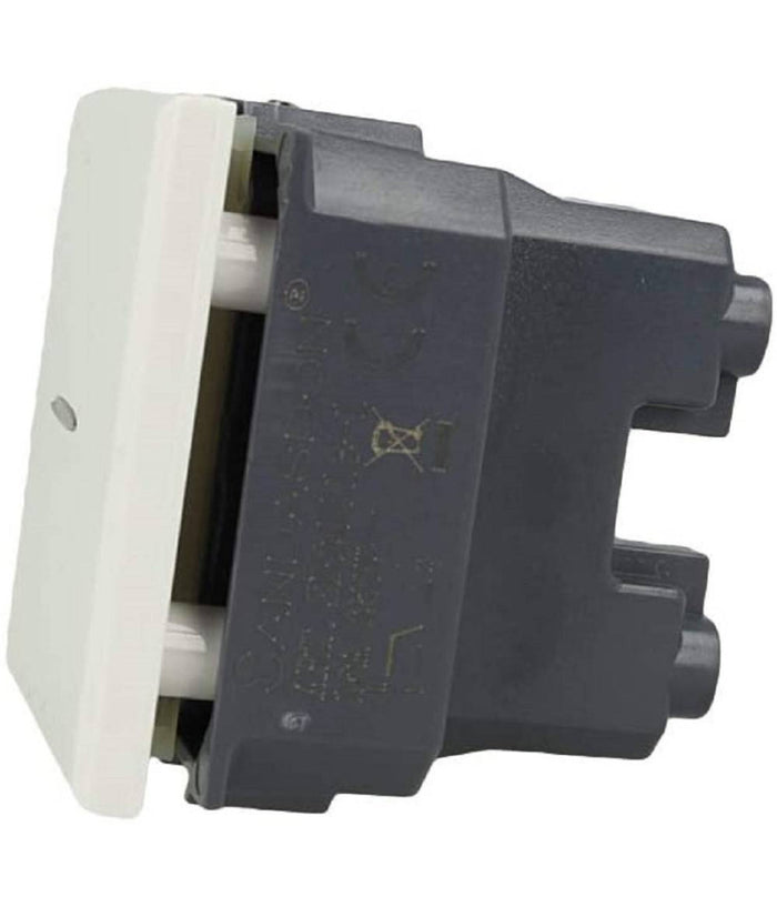 Deviatore 1p Assiale 2m 16a Unipolare Bianco Compatibile Bticino Axolute         