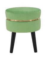 Sgabello Paris Verde Chiaro Ø Cm 35X40.5