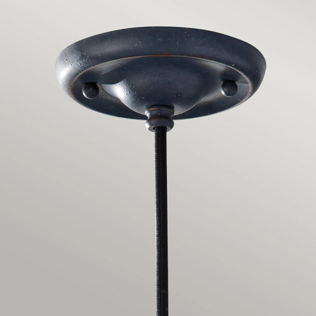 Lampada sospensione Urban Renewal Feiss E27 60W nera