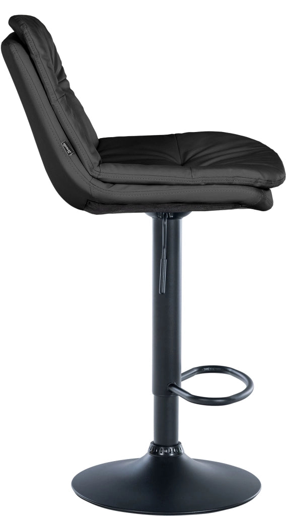 Barhocker Laurel Kunstleder schwarz