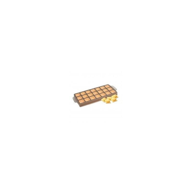 STAMPO QUADRATO PER RAVIOLI 3 X 3CM IN SET DA 21 FORME