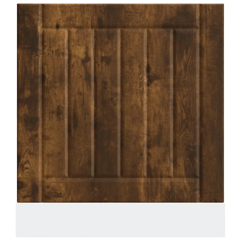 Pannello Lavastoviglie Lucca Rovere Fumo in Legno Multistrato 853902