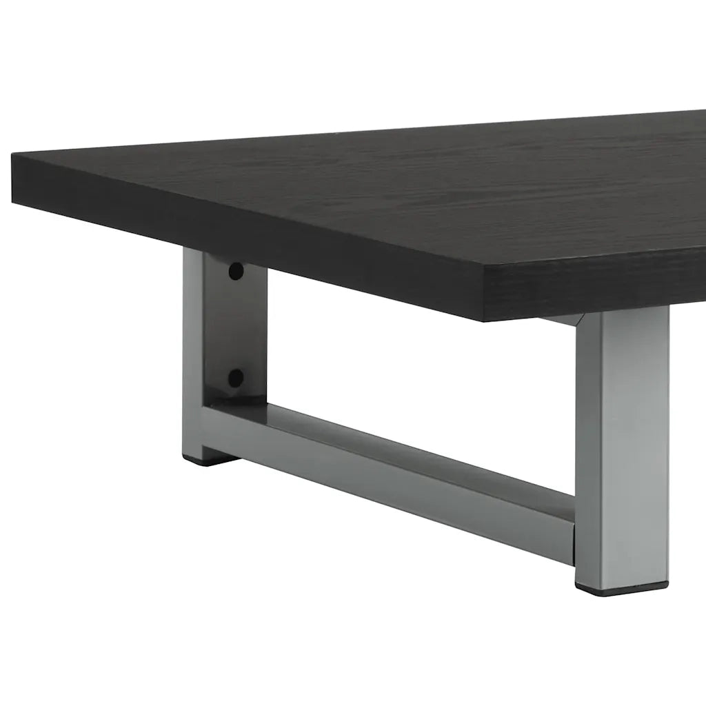 Set Mobili da Bagno | Armadio da bagno 2 pz Ceramica Nero