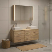 Set di mobili per il bagno 4 pcs Rovere Sonoma 3406825