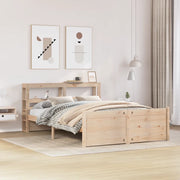 Giroletto con Testiera 140x190 cm in Legno Massello di Pino