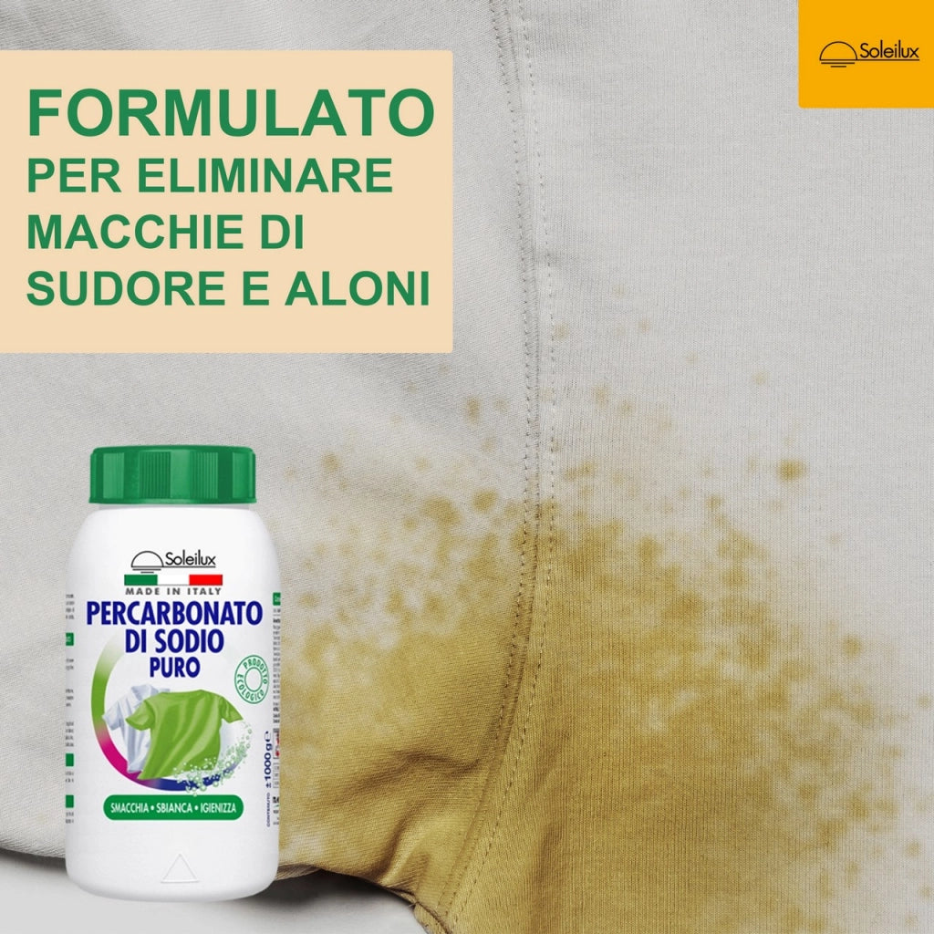 4 X 1 Kg Percarbonato di Sodio per Bucato Puro