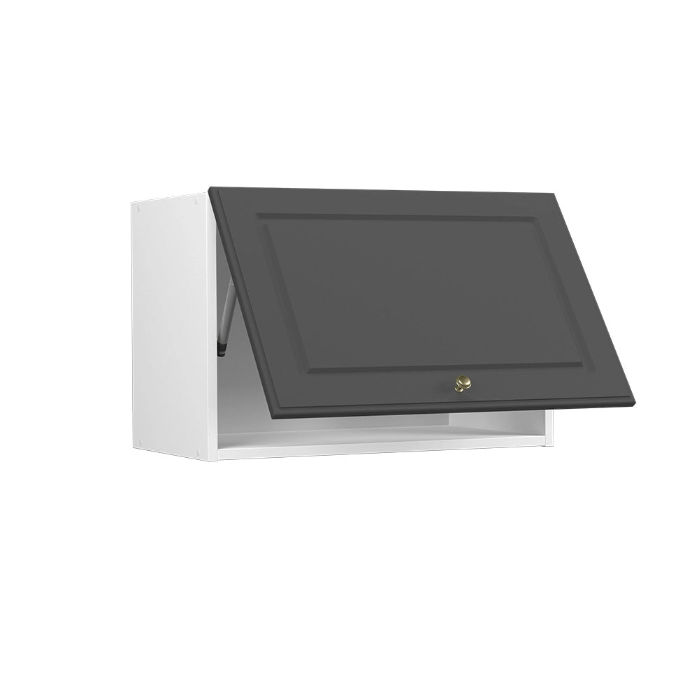 Vicco Pensile da cucina Antracite-oro 60 cm Piatto