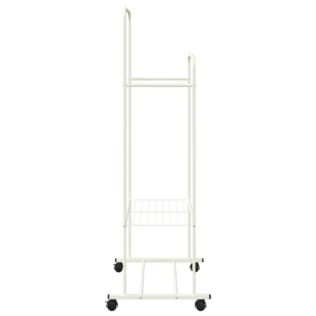 Stendibiancheria con lo scaffale Bianco 80 x 53 x 156 cm