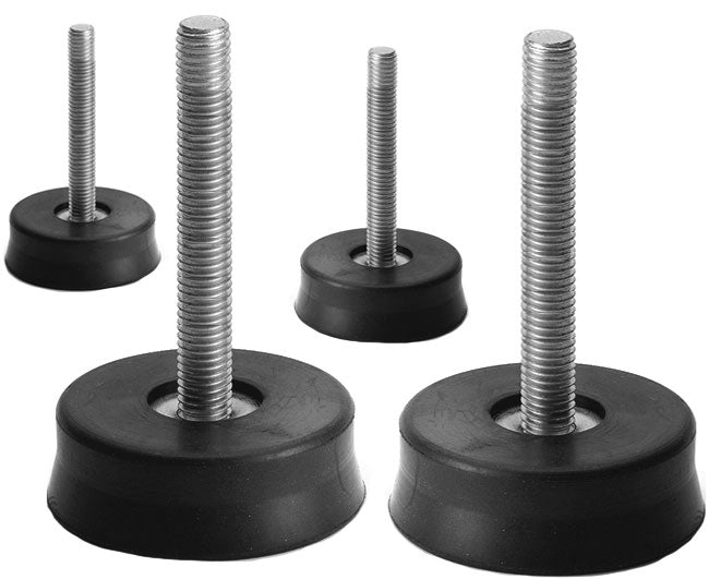 KIT ANTIVIBRANTI PER STAFFE IN GOMMA NERA 56X20  150 KG   VECAM-CO S.P.A