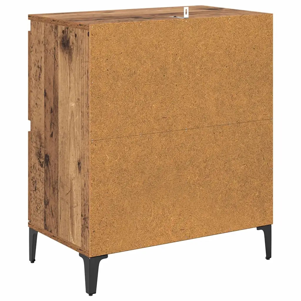 Sideboards 2 pcs Legno vecchio 60 x 35 x 70 cm 3415560