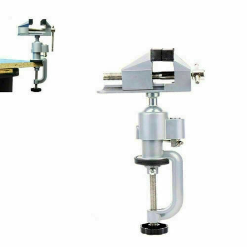 MORSA DA BANCO TAVOLO GIREVOLE 360 IN ALLUMINIO TESTA SNODATA 50MM UNIVERSAL