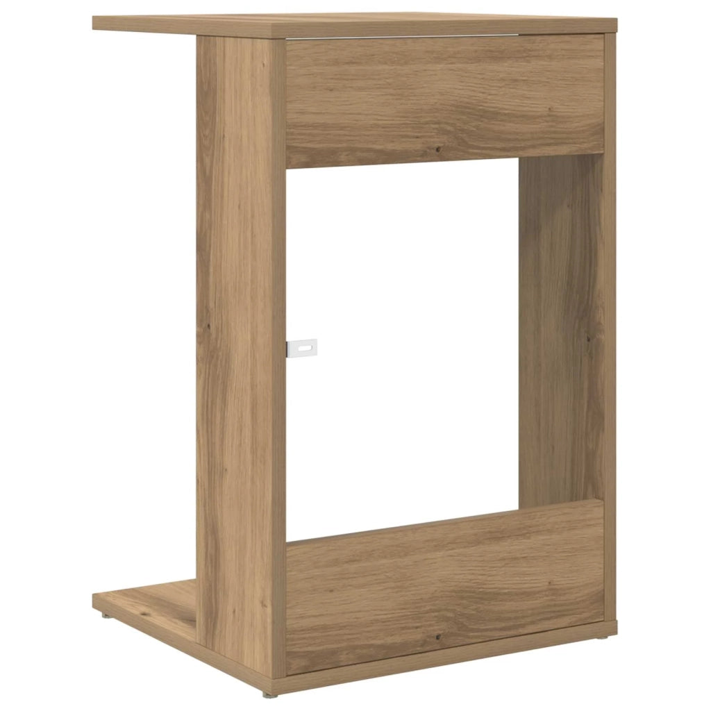 Tavolo laterale | Tavolino Rovere artigianale 40 x 38 x 62,5 cm