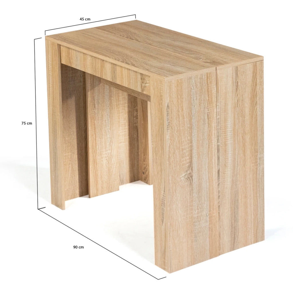 IDMarket - Consolle allungabile ORLANDO, 14 persone, 300 cm, legno effetto faggio
