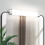 ZMH Lampada da bagno a LED con spina 37CM cromata Lampada da bagno camera da letto IP44